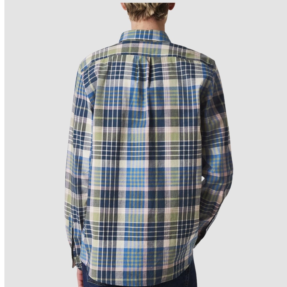 Paul Smith Collared Plaid Button Down Long Sleeve… - image 2